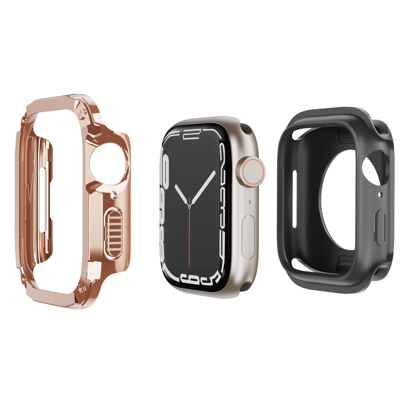 

Watch Case Set for Apple Watch Series 11/10 42mm Hard PC+TPU Watch Frame Cover Combo C