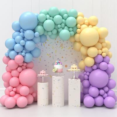 Súprava oblúkovej girlandy z balónov Happy Birthday Party Dekorácia Pre deti Dievča Svadba Narodeninový Balón Latexový Balón Balón na Baby Shower