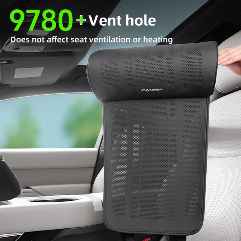 Car Seat Cushion Leg support For Ford Ranger T9 T7 T1 Raptor Rear Car Seat Backrest Protective Cover