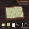 Song Brocade Jewelry Box DIY Kit: Handmade Solid Wood, Chinese Retro Gift for Mother's Day