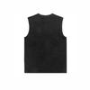 Women's Printed Sleeveless Pure Cotton Distressed Round Neck Pullover Top
