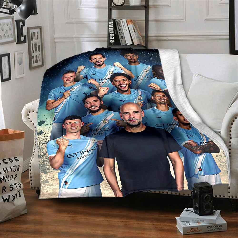 Champions League Victory Celebration Blankets Flannel Printed Breathable Warm Throw Blanket for Home Office Bedspreads 0708a19