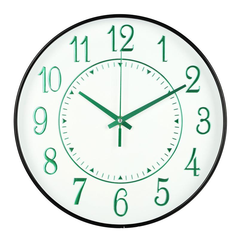 

12-inch 30CM Core Clock Living Room Simple Silent Quartz Clock Fashion Creative Nordic Clock Wall Clock