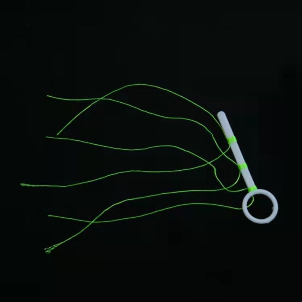 50pcs Fishing Tools Cotton Thread Knot Cord String Bobber Looper Stop Knots   Sea Fishing