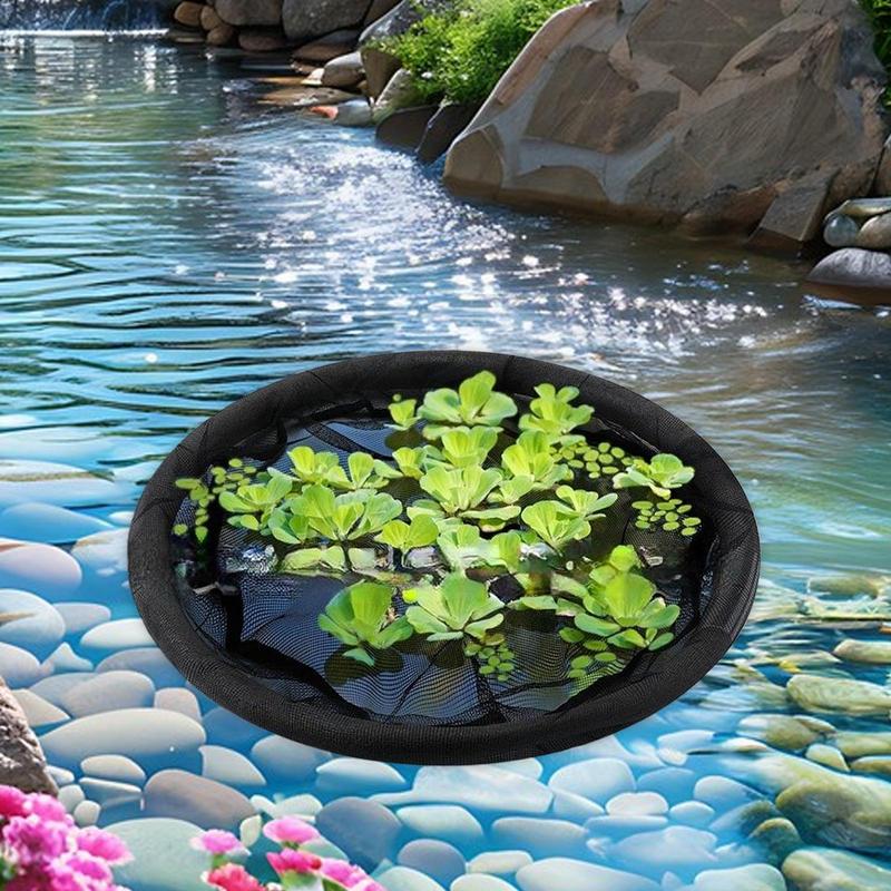 

Aquarium Floating Plant Barrier Floating Flora Island Pond Netting Round Fish Tank Fence For Indoor Aquatic Animals Water Home CHINA
