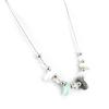 Les Trésors De Lily [H3029] - Collier 'Minéralia' vert gris