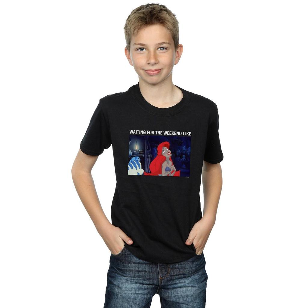 Disney Boys The Little Mermaid Waiting For The Weekend T-Shirt
