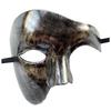 Carnival One-eyed Half-face Phantom Mask Vintage Antique Opera Phantom Dance Party Cosplay Costume Mask 2025