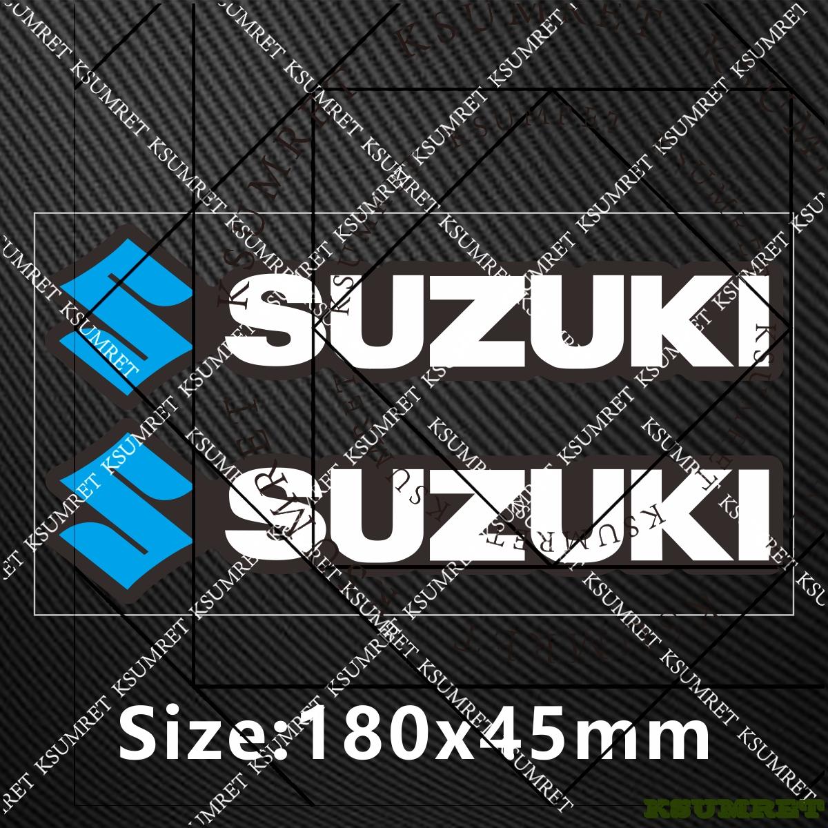 AAGL1 For Suzuki Motorcycle Sticker Decal Helmet Tank Logo Emblem Waterproof Decals Kit синий