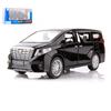 1/29 Electric Car Model Toyota Alphard Boy Collection Pull Back Extended Alloy Cars Men's Souvenir Birthday Gift for Children