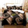 Chocolate Pattern Bedding Set Single Twin Full Queen King Size Anime Duvet Cover for Adult Kid Bedroom
