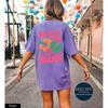 BEACH BUM 2024 Hot Sale Loose Round Neck Casual Short Sleeve Letter Print Half Sleeve T-shirt for Women