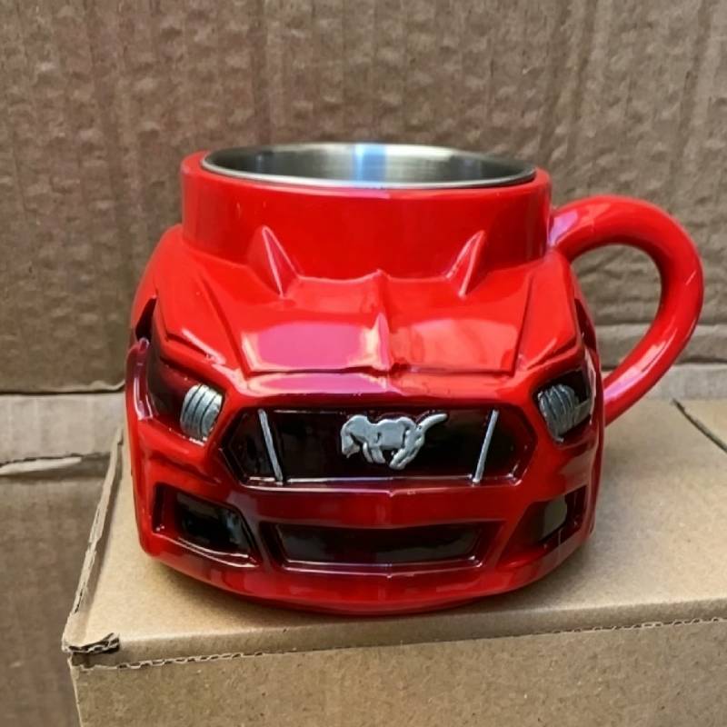 Wild Horse Resin Coffee Cup With Stainless Steel Interior For Home Tea Table And Gift Use
