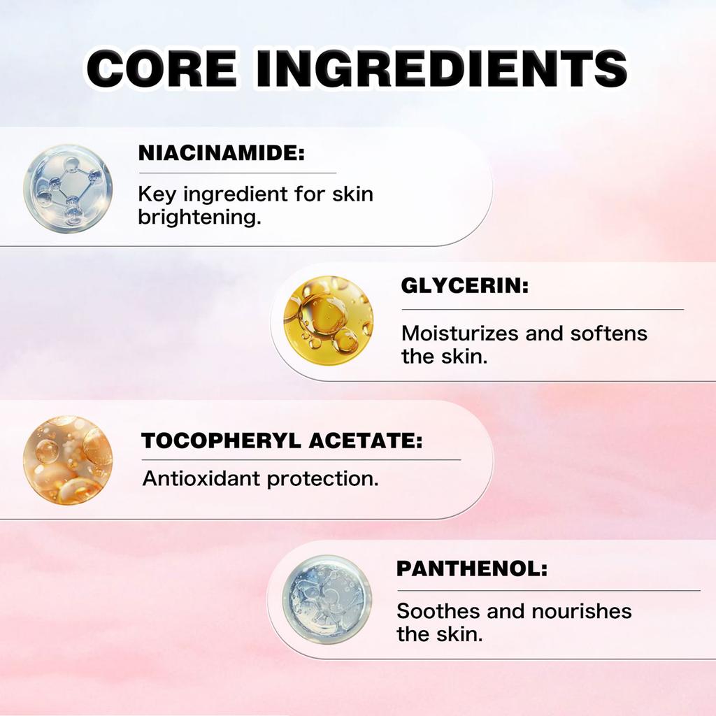 Whitening Spray Brightens Complexion Sweat And UV Body Lotion