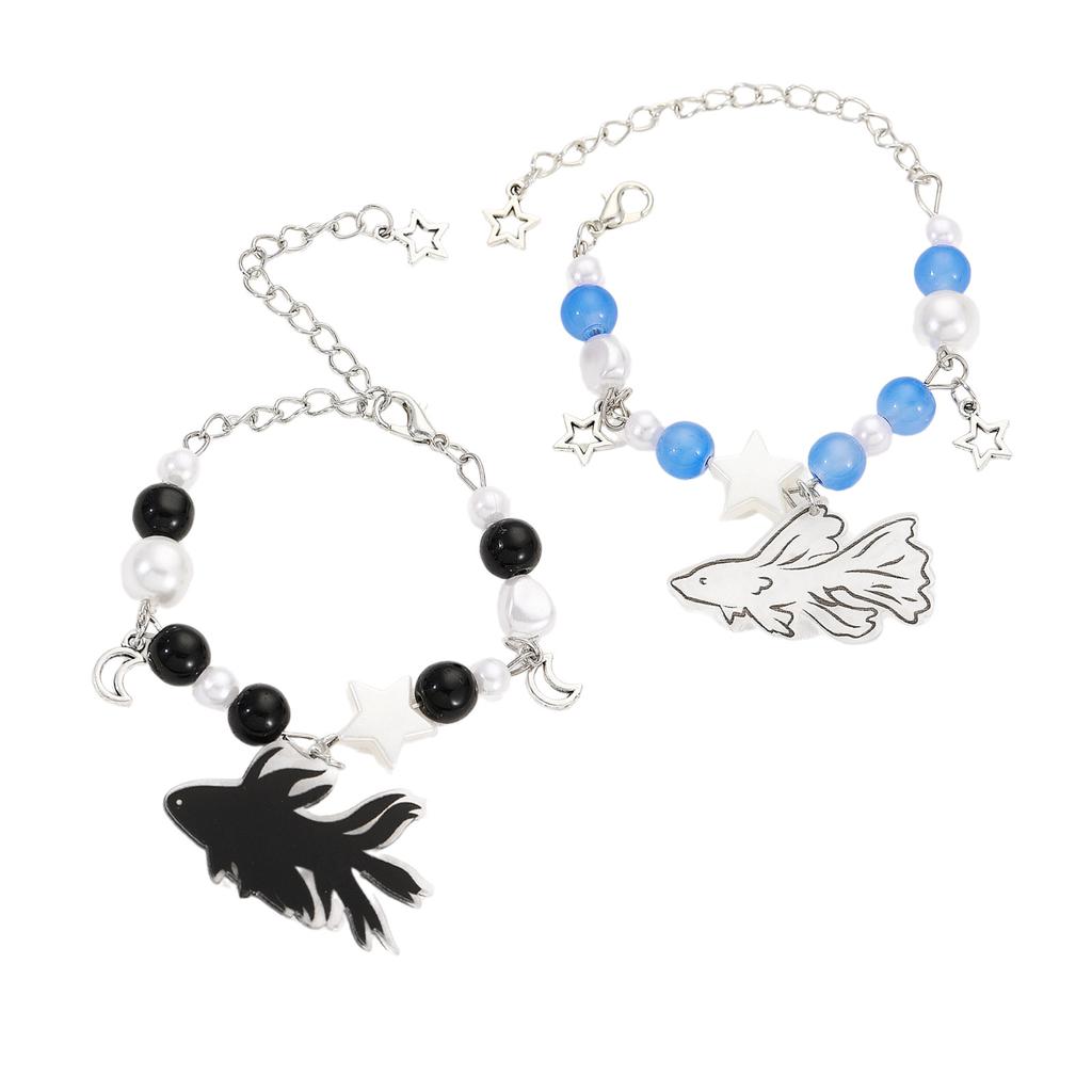 Schickes handgefertigtes tropisches Fischarmband Charm Armreif Perfektes Geschenk für Frauen, die modischen Schmuck lieben