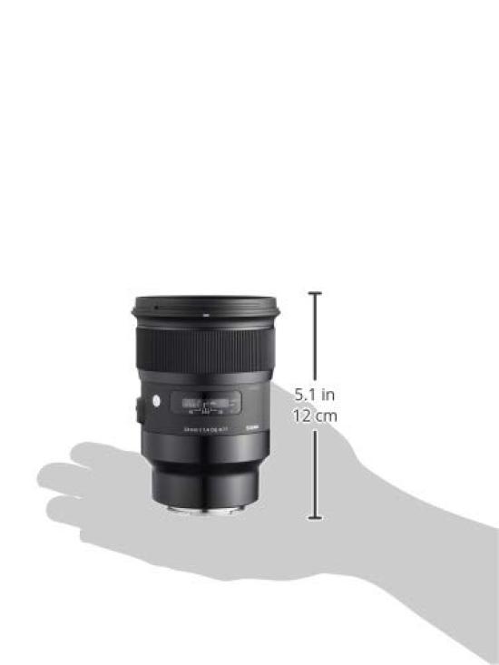 SIGMA 24mm DG HSM Art A015 Prime Lens for Sony Mirrorless Cameras F1.4 Wide-Angle E-Mount (Full-Frame)