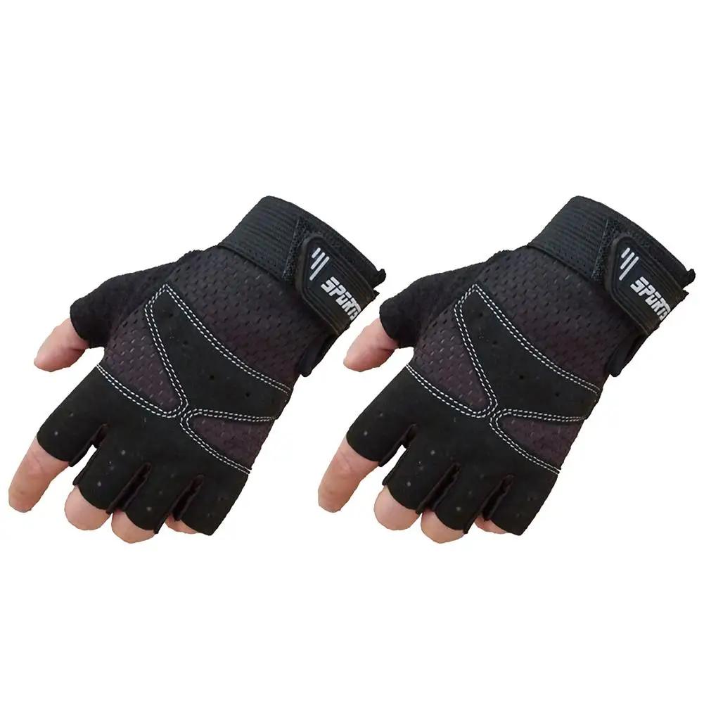 

Juvenile Athletic Gloves Bike Guard Gym Weightlifting Running Gloves Designed for Teenagers Kid and Small Women Guantes M чорний