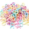 HappyHome Kids' Cute Hair Ties, 100-Piece Set, Colorful Hair Accessories for Kids and Babies