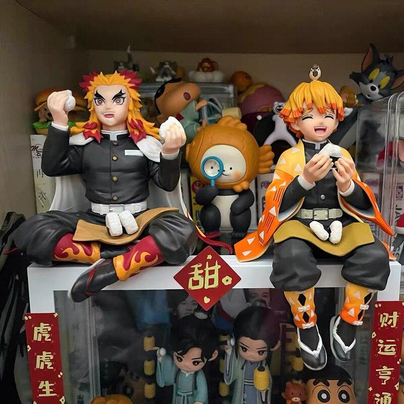 14 Styles Demon Slayer Anime Figure Kyojuro Rengoku Action Figure Giyu Tomioka Kimetsu No Yaiba Figurine Kochou Shinobu Figure