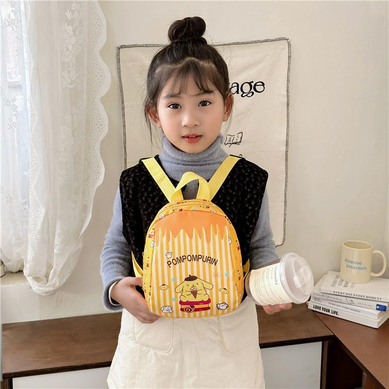 Adorable Cartoon Animal Themed Nylon Kindergarten Backpack For Boys And Girls Age 2-6