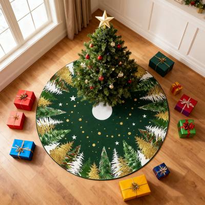 36 Inch Christmas Tree Skirt Cute Snowman/Gnome Rustic Xmas Tree Skirt Winter Holiday Party Tree Mat for Indoor Outdoor Home Decoration