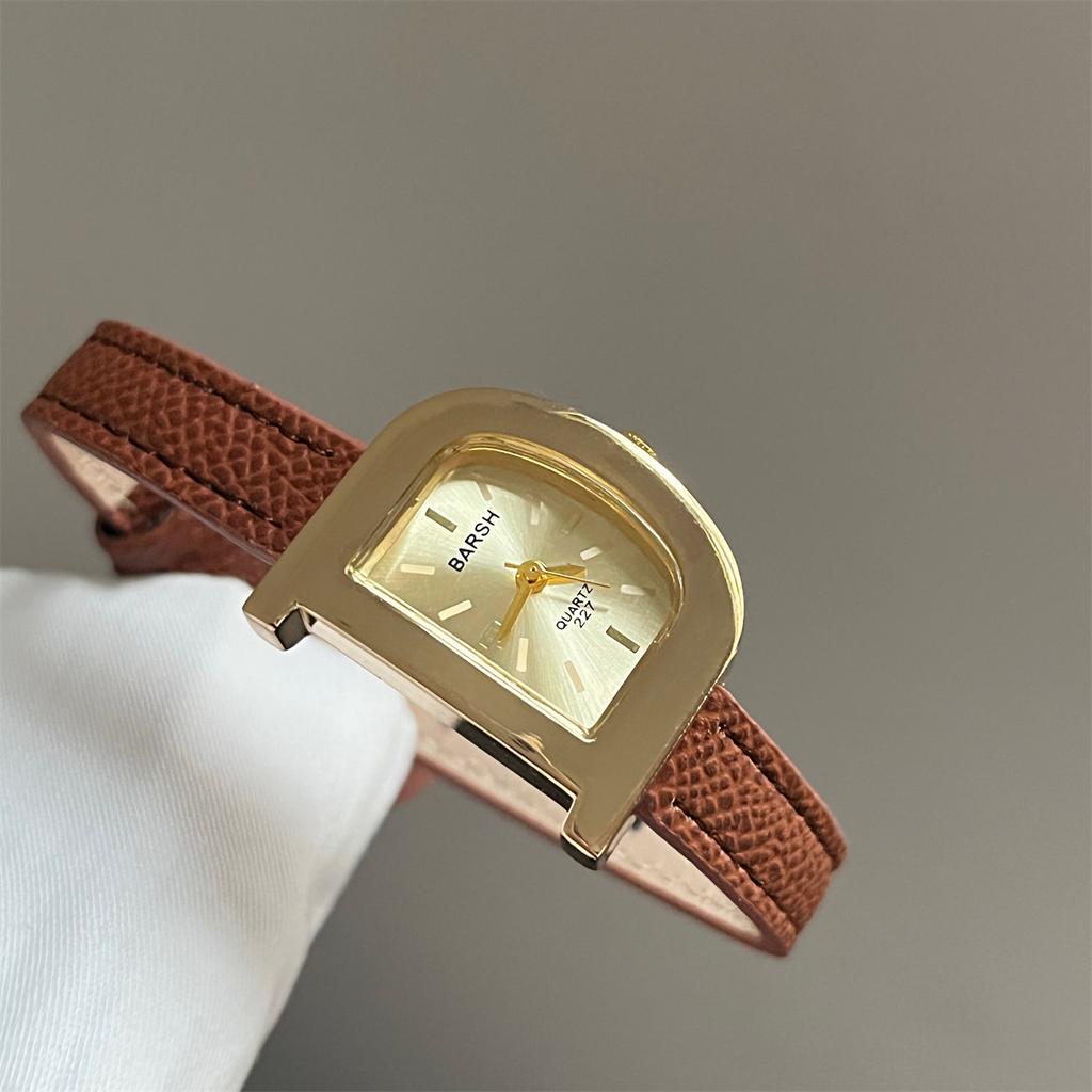 Barsh Middle Ancient Mori Casual Quartz Women'S Watch Personalized D-Shaped Belt Watch Price
