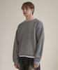 ESN Essential Round Neck Oversized Knit Gray