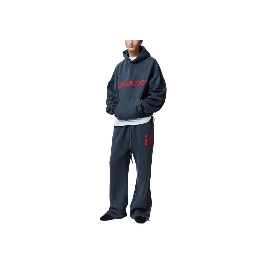 Fear of God Essentials Heavy Fleece 90s Hoodie Iron Grey Men Tops 192HO256562F