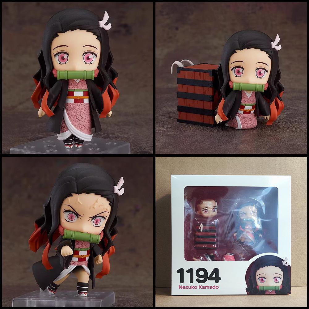 Demon Slayer Anime Figure Akaza Action Swappable Faces Movable Joints 2112 Articulated Poseable Detailed Scale Collectible