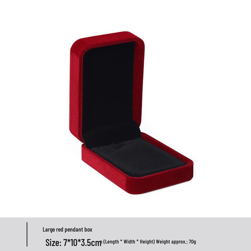 Velvet Jewelry Box for Rings, Necklaces, Earrings, Pendants, and Bracelets