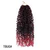 Capelli da Crochet Yanky Twist Pre-Torsadati Ricci Piccoli e Vivaci Capelli Sintetici per Treccine 24 Ciocche/Confezione Estensioni Capelli Leggere