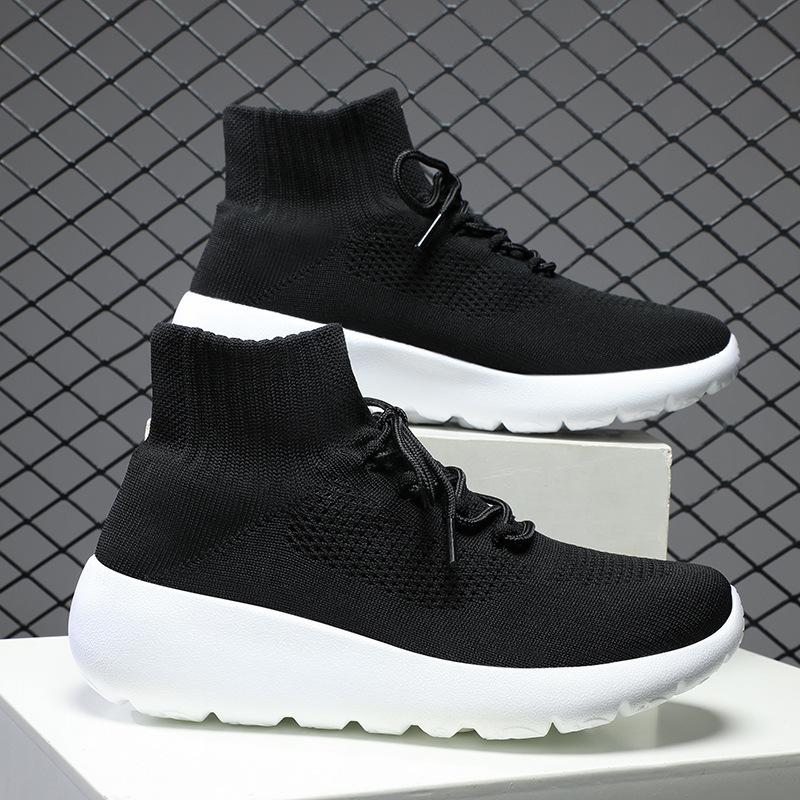 

Spring flying woven shoes men s shoes socks shoes casual sports shoes platform tide shoes simple lazy shoes women s shoes 36