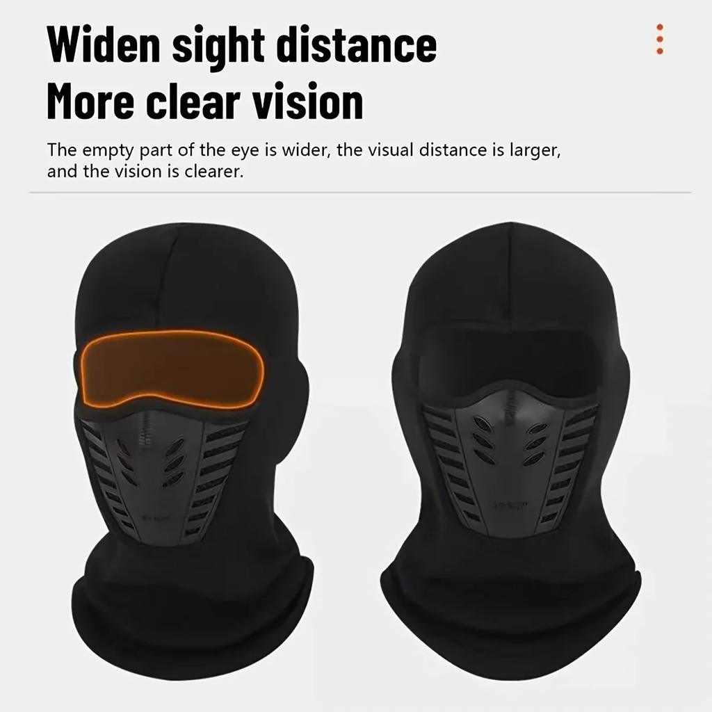 WRELS Winter Ski Mask Cycling Cap Face Mask Cover Windproof Anti-Dust Warm Cycling Mask Balaclava Skiing Skating Hat Headwear