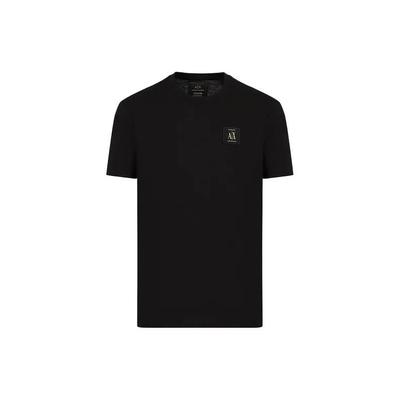 SS23 Logo Letter Patch Short Sleeve T-Shirt Men Tops Black 8NZTPR-ZJH4Z-1200
