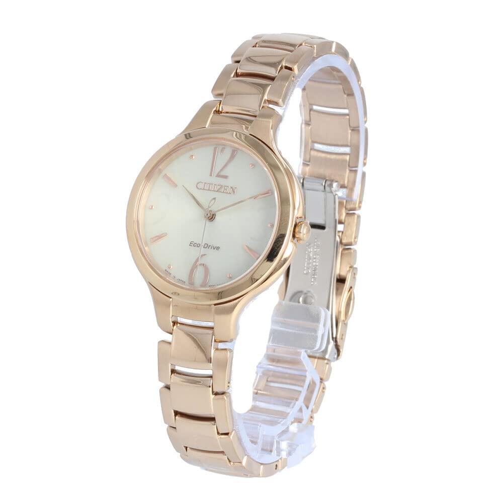 

CITIZEN Citizen Watch Ladies Analog Solar Eco Drive ECO DRIVE Stainless Steel Metal Bracelet Gold EP5992-54P