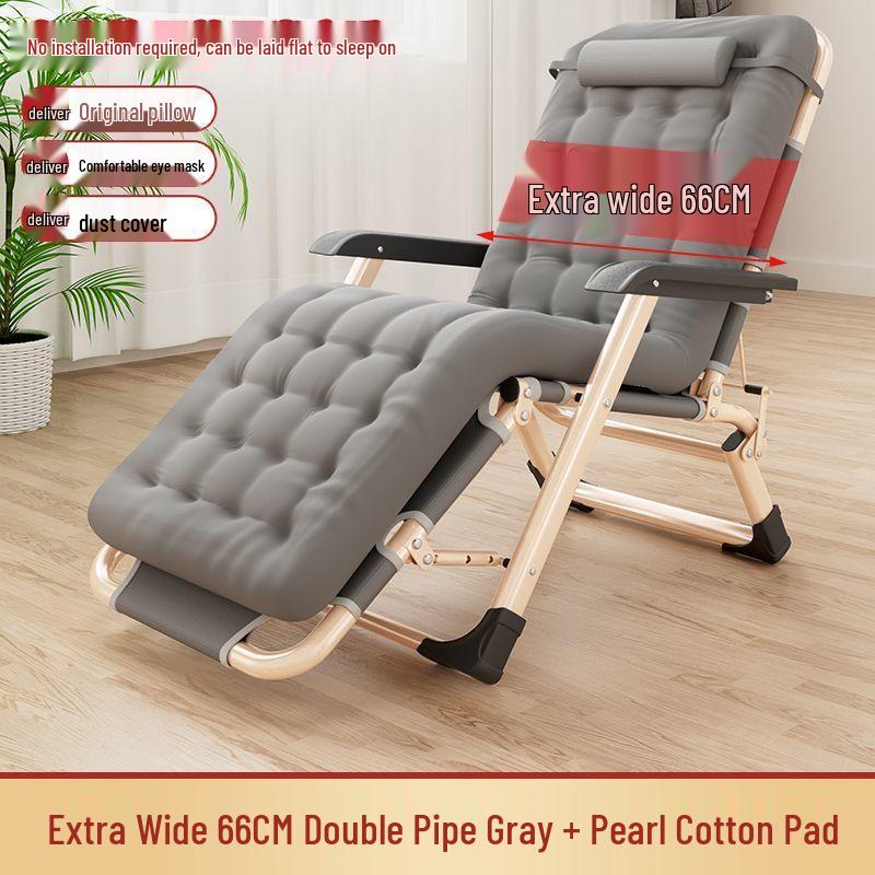 Portable Folding Lounge Chair Recliner for Adults - Versatile Beach and Nap Chair with Adjustable Backrest