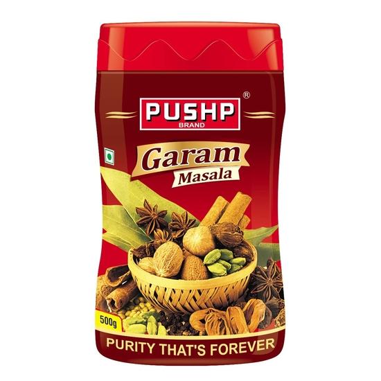 Pushp Brand Garam Masala Jar (500) (Pack of 2)