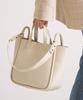 Lemine Piping 3-Way Bag (Ivory)