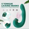 3 In 1 Vibrators with 10 Vibrating 5 Flapping 5 Sucking Modes Dildo G Spot Vibrator Rechargeable Vibrators Female Sex Toys