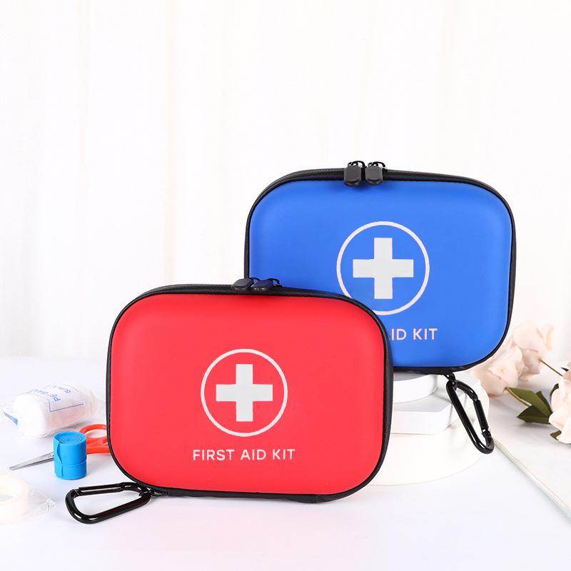 EVA Waterproof First Aid Kit: Portable Emergency Bag for Travel, Outdoor, Epidemic Prevention, and Health Essentials.