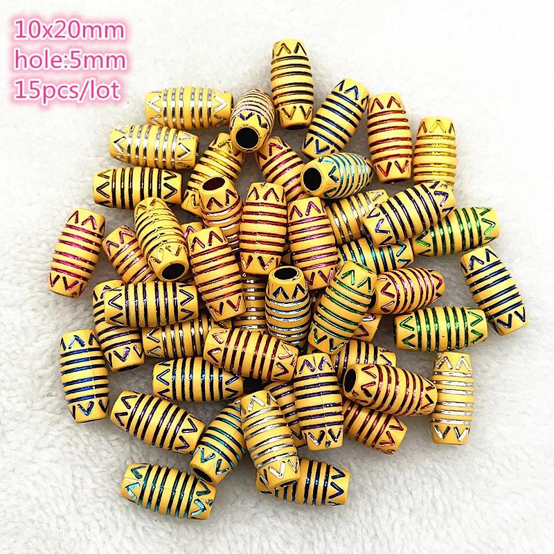 New 5pcs--50pcs Imitation Retro Acrylic Beads for Jewelry Making DIY Children Handmade Bracelets Necklace Accessories