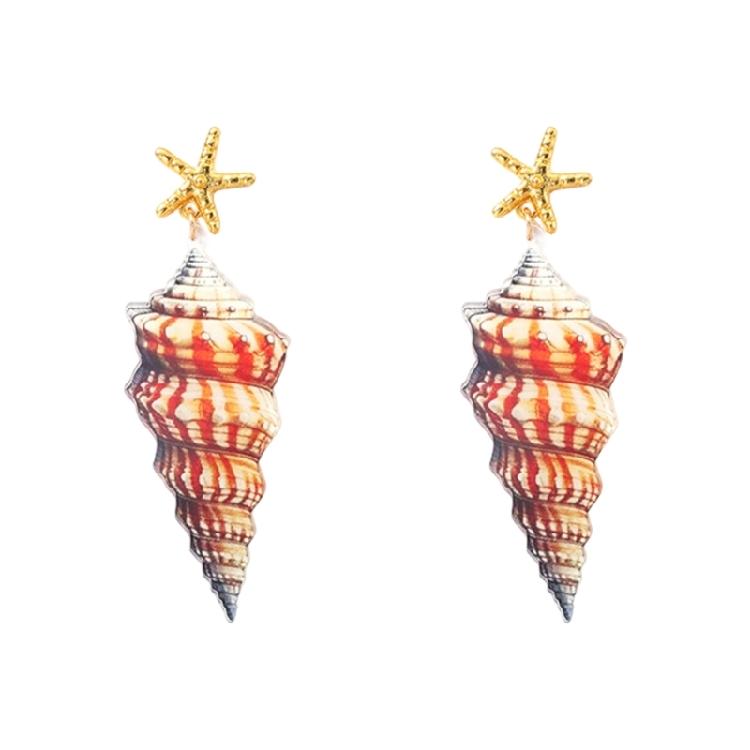 Elegant Water Themed Drop Earrings Unique Acrylic Handmade Fish Pendant Jewelry Lightweight and Comfortable Accessory