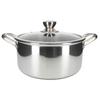 Premium Stainless Steel Casserole with Honeycomb Non-Stick Coating Interior 28 Cm