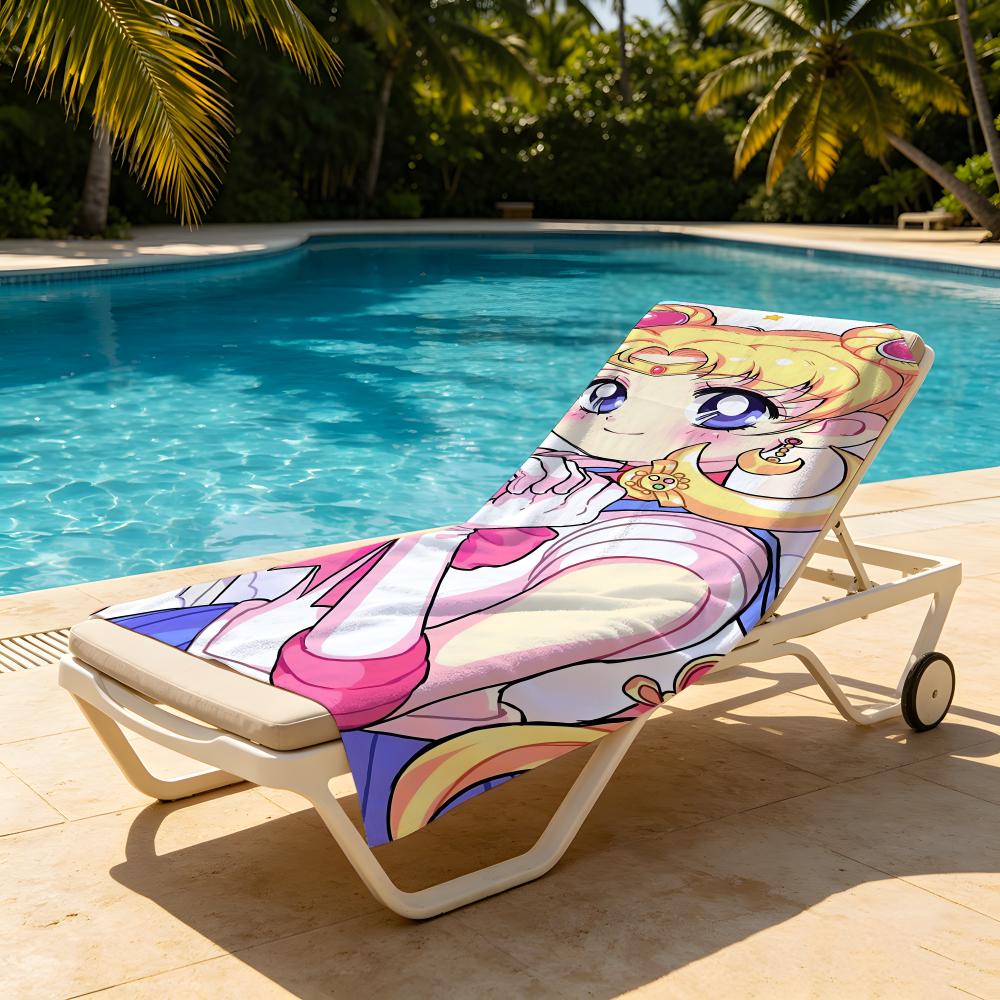 Anime S-Sailor M-Moon Towel Beach Blanket Towel  For Travel Gym Shower Luxury Lightweight Camping Pool Hot