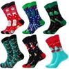 New Christmas Socks Man Funny 2025 Christmas Tree Snowflake Santa Claus Elk Snow Cotton Happy Socks Man New Year Socks Harajuku