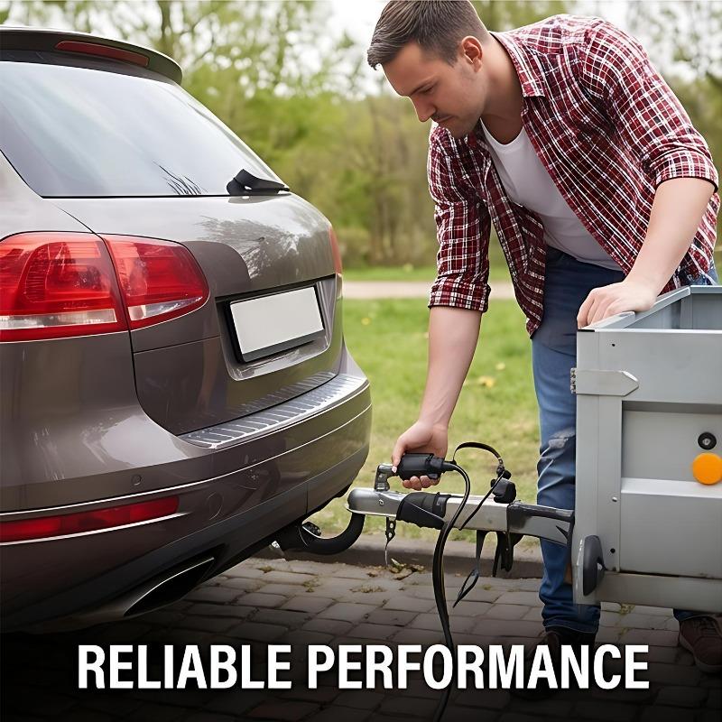 7 Pin To 13 Pin Trailer Caravan Towbar Towing Electric Socket Adapter Plug Converter 12V Electrical Connector Adapter Car Truck