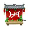 MOC Japanischer Zen-Kreisel Bausteine Modell Japanischer Zen-Kreisel Architektursteine Montage Spielzeug Kinder DIY Geburtstagsgeschenke