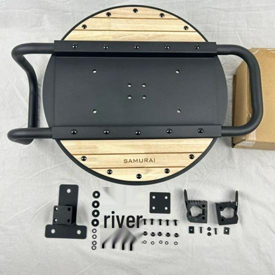 Adjustable Solid Wood Rear Spare Tire Cover for 18-25 Suzuki Jimny 3/5 Door Models