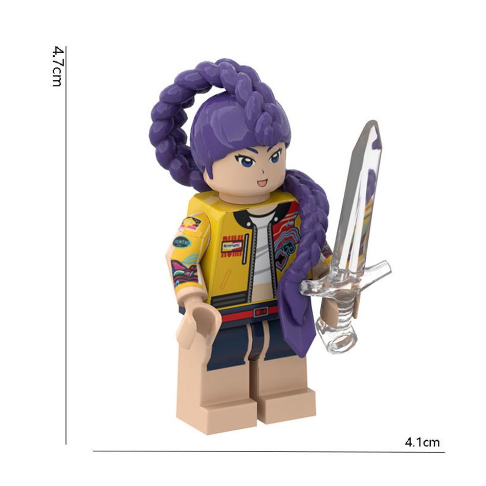 Latest Monster Hunt Men's Team Rumizazoi Assembles Construction Blocks Handmade Korean Men's Team Cloak Construction Blocks Toy