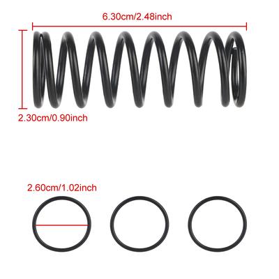 Game Car Parts Spring Kit Car Racing Game Accessories Upgrade Throttle Brake Clutch Pedal 3Pcs for Logitech G25 G27 G29 G920